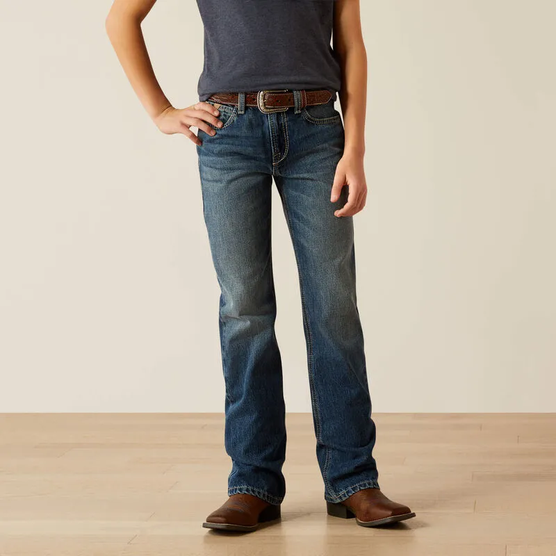 10053551 Ariat Boys B4 Relaxed Kelvin Boot Cut Jean