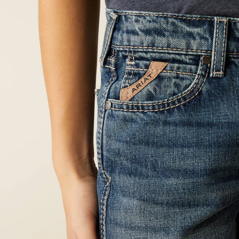 10053551 Ariat Boys B4 Relaxed Kelvin Boot Cut Jean