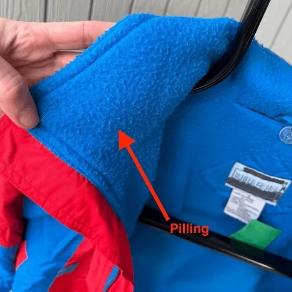 1980s White Peaks Colorblock Retro Ski Snow Coat Jacket, Front Pouch