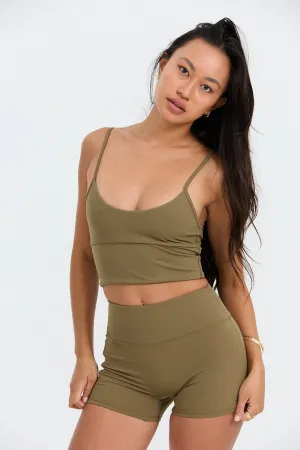 2.5" Booty Short - Khaki
