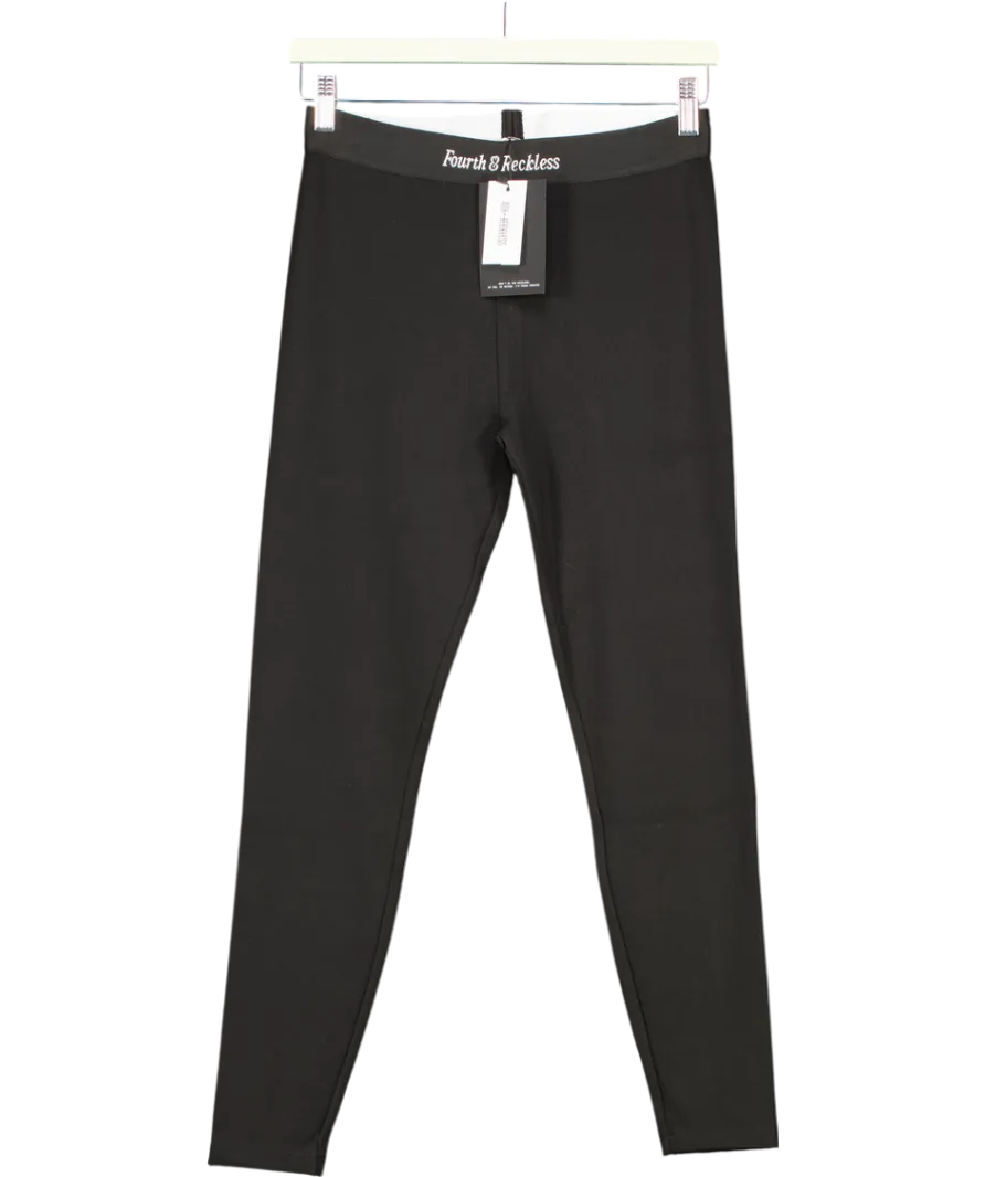 4th & Reckless Black Elasticated Waist Legging – Amber UK S