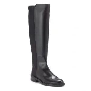 52024 - Black Soft Leather boots for Teen/Women by Pretty Ballerinas