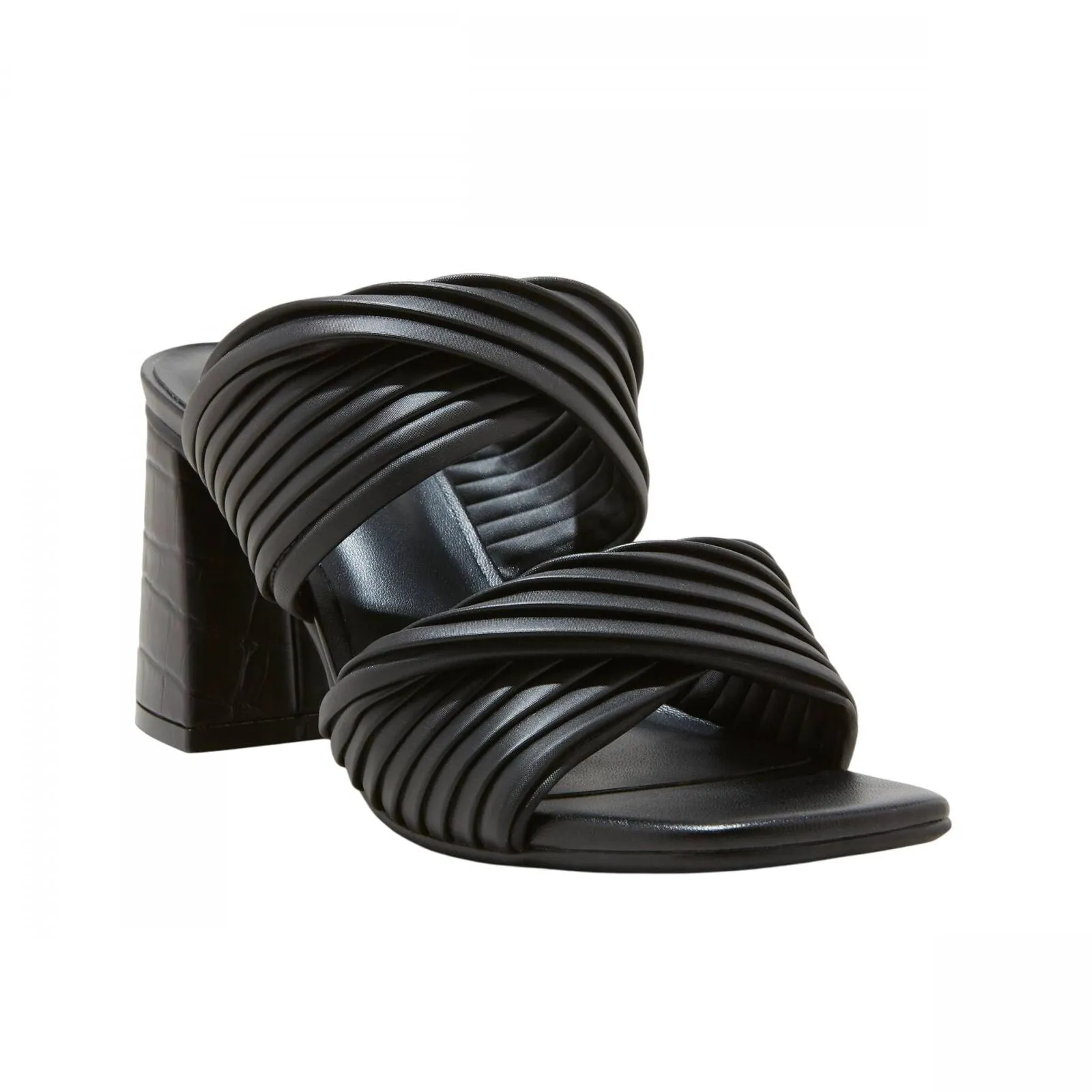 A New Day Womens Jessa Mule Heels 87931544 Black 6M