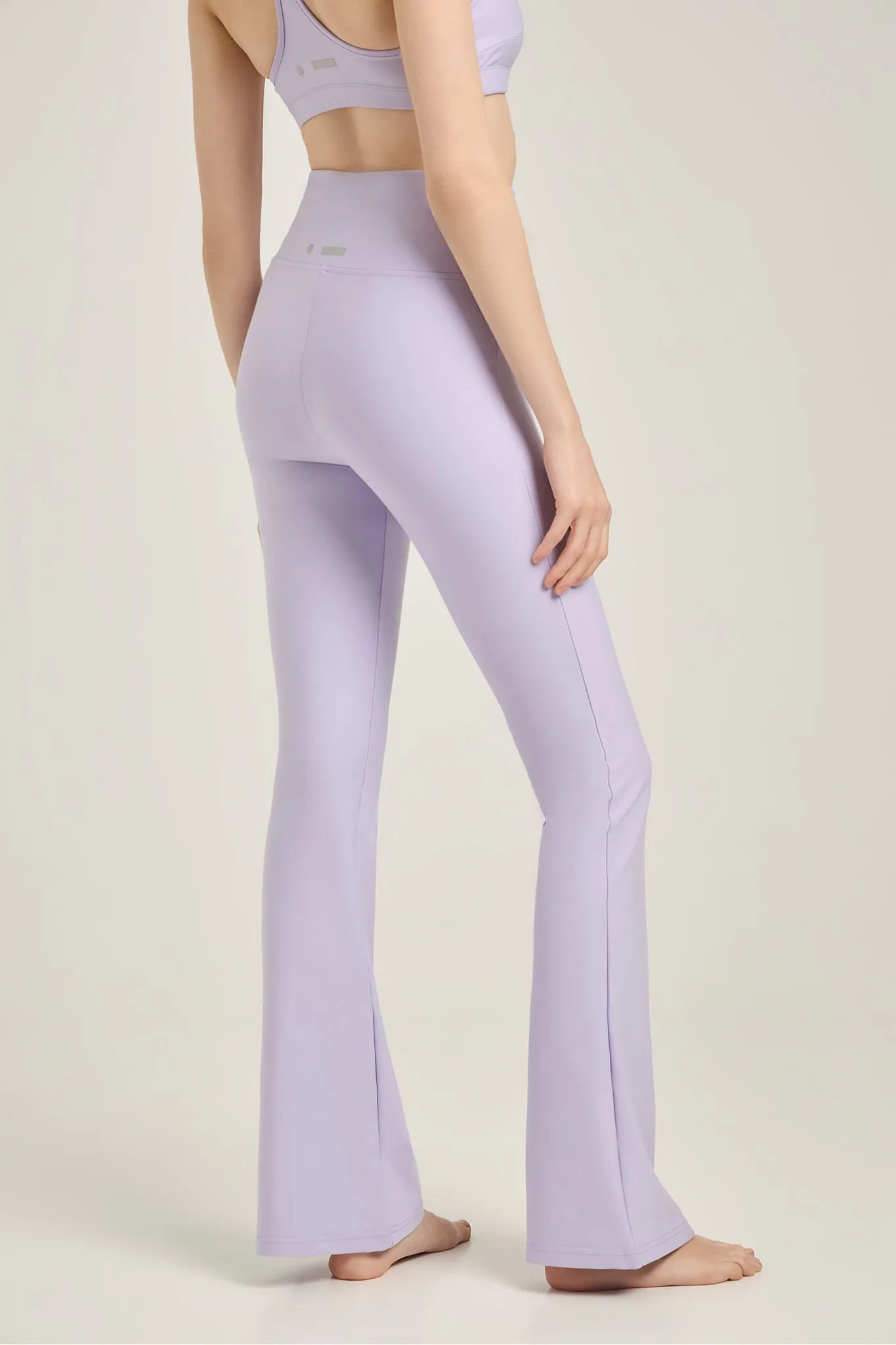 Aθλητικό κολάν SOFT TOUCH με τελείωμα καμπάνα | Violet