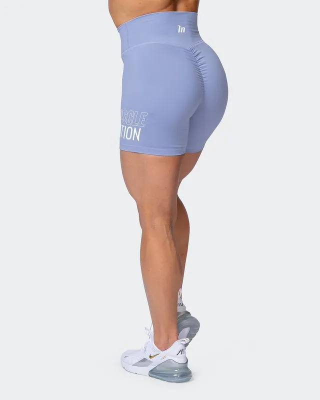 Ability Signature Scrunch Bike Shorts - Storm