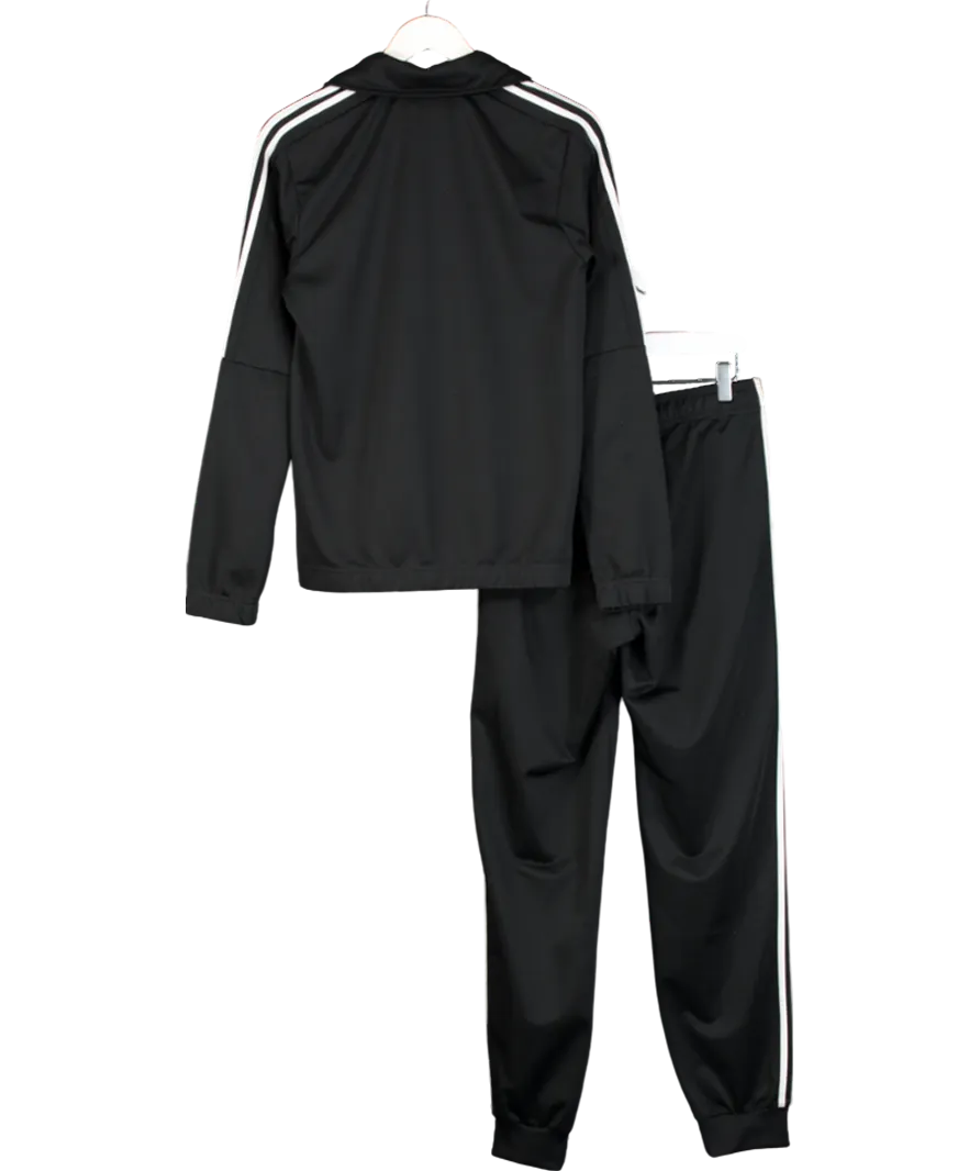 adidas Black Classics Firebird Track Top & Tracksuit Bottoms UK S