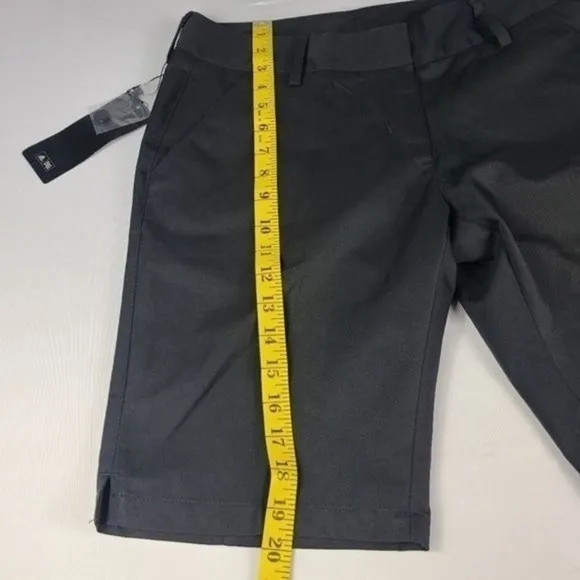 Adidas Climalite Womens Sz 6 Activewear Black Golf Bermuda Shorts NWT