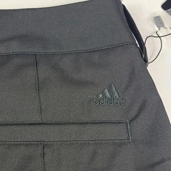 Adidas Climalite Womens Sz 6 Activewear Black Golf Bermuda Shorts NWT