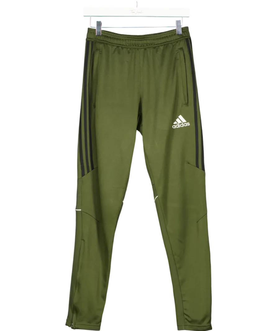 adidas Green Train Essentials 3-stripes Training Joggers UK S