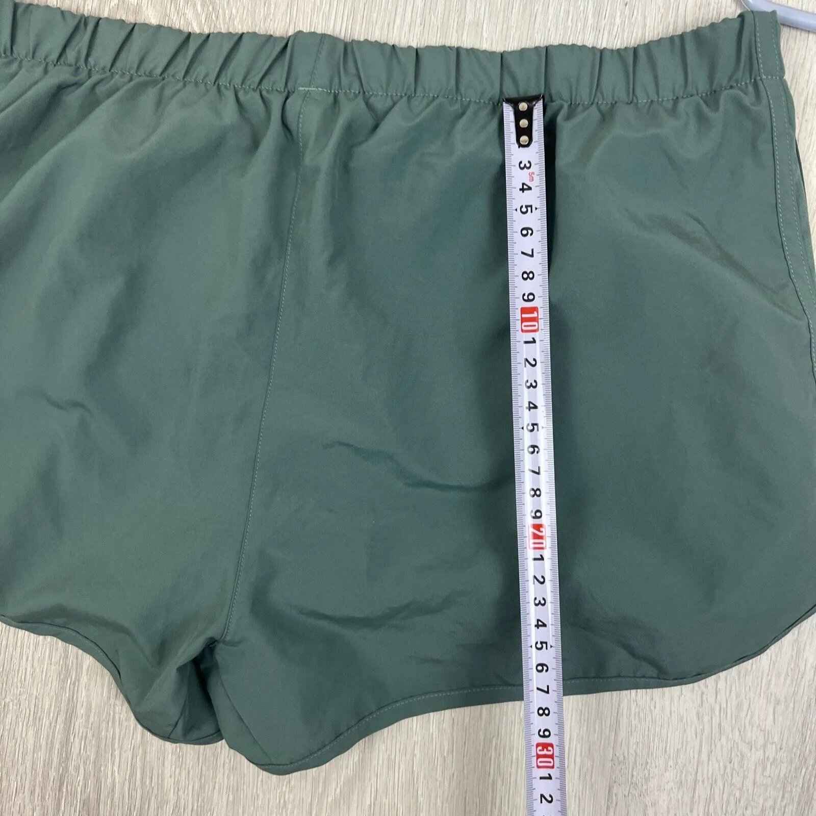 adidas Mens Green 3-Inch Activewear Shorts Size Large