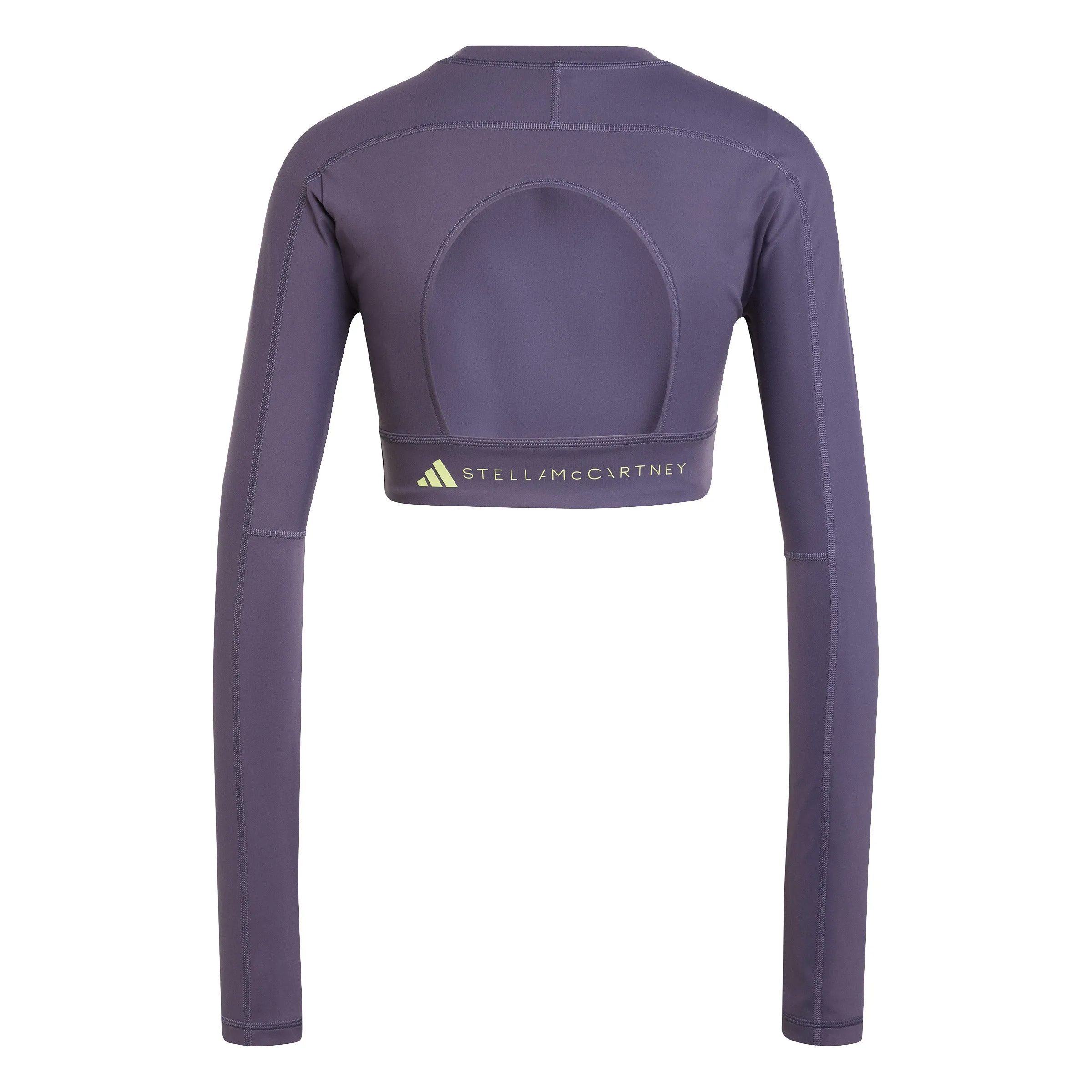 Adidas x Stella McCartney ASMC Cropped Long Sleeve Shirt in Trapur