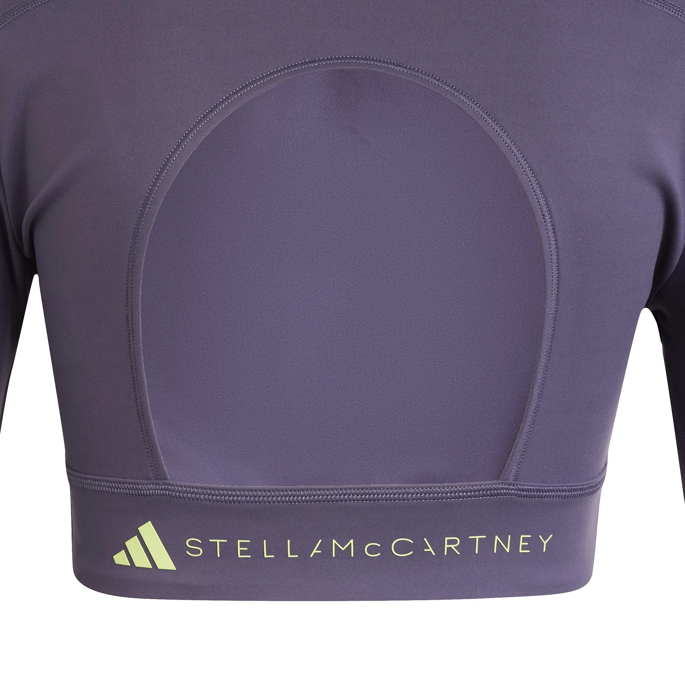 Adidas x Stella McCartney ASMC Cropped Long Sleeve Shirt in Trapur
