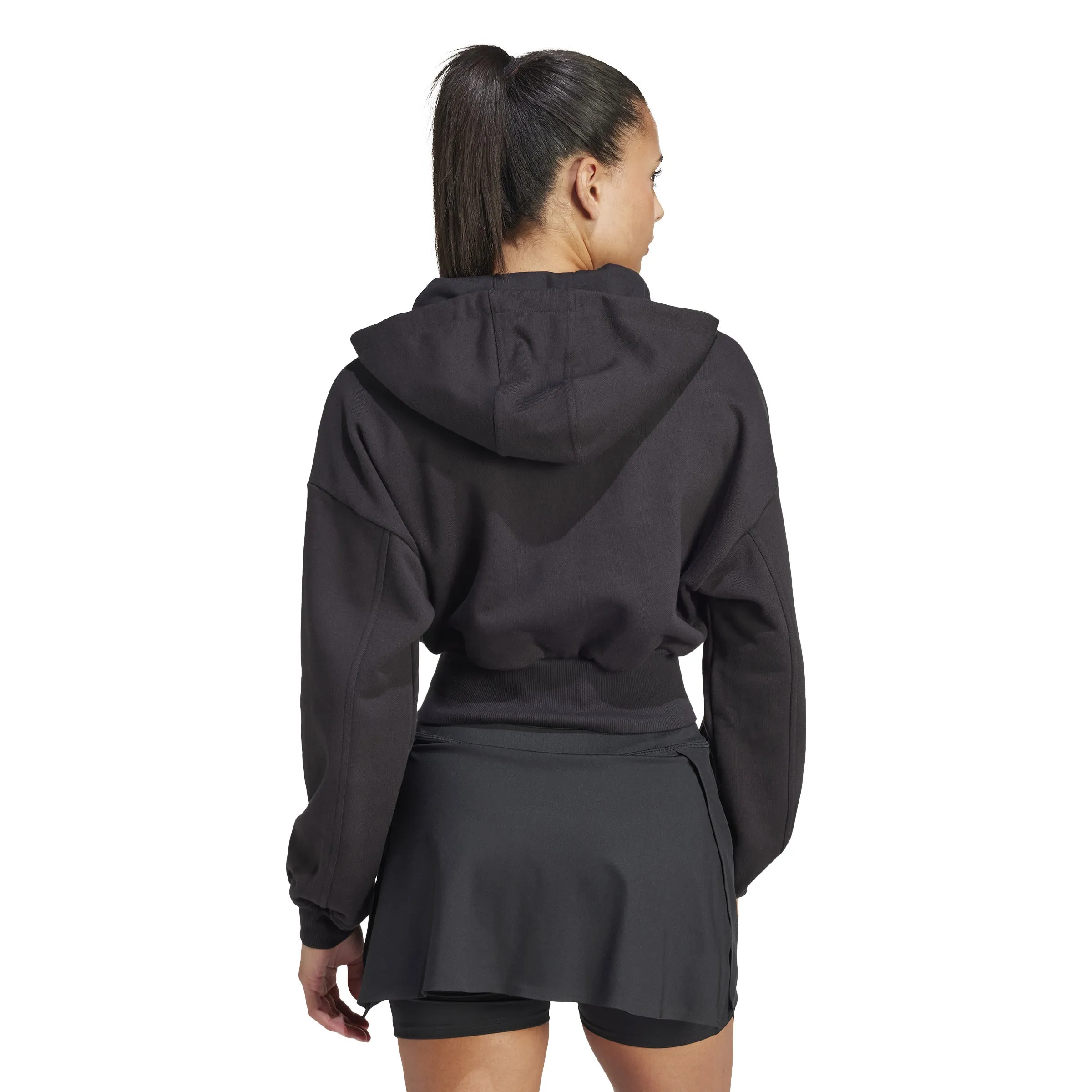 Adidas x Stella McCartney Hooded Track Top in Black