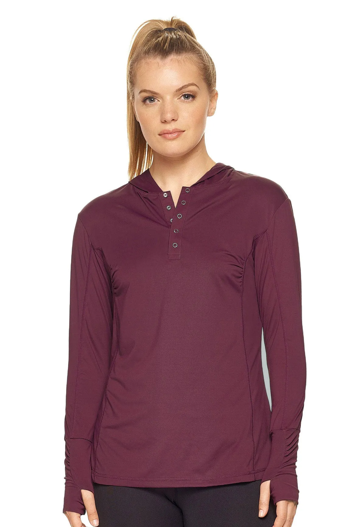 AE347 Airstretch™ Lite Henley Hoodie
