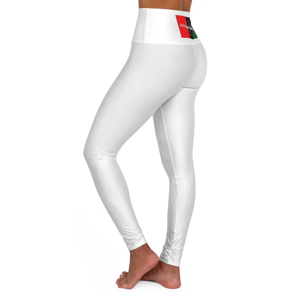 African Fabric Co. High Waisted Yoga Leggings