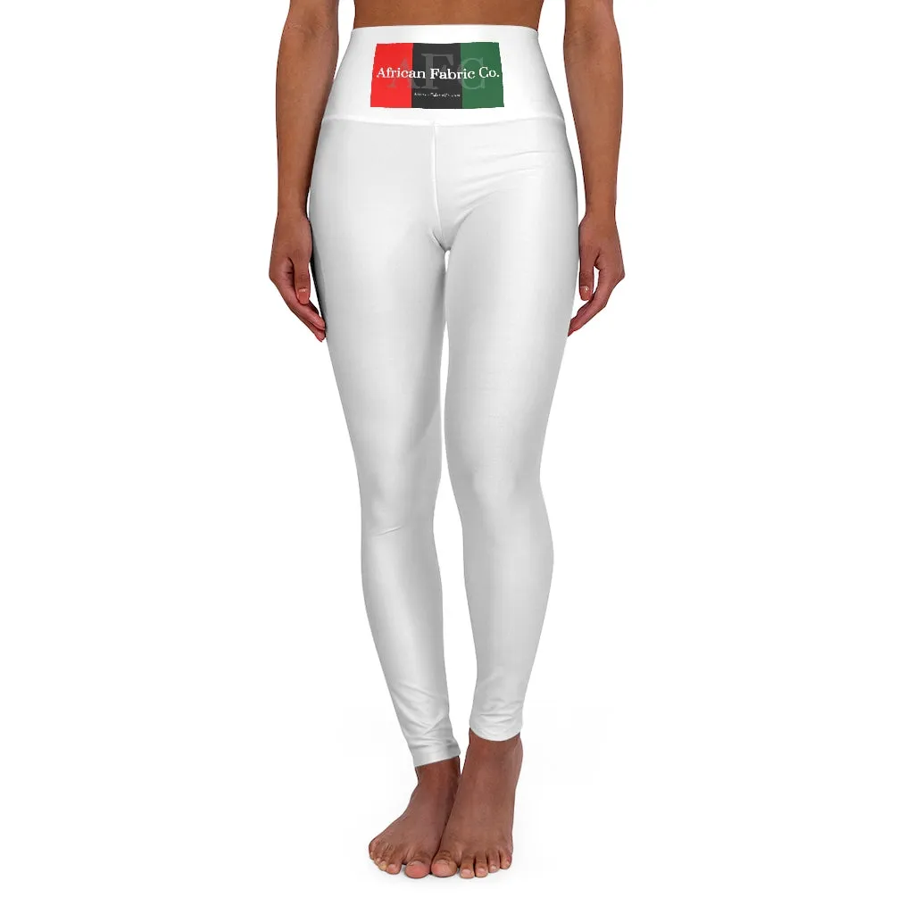 African Fabric Co. High Waisted Yoga Leggings