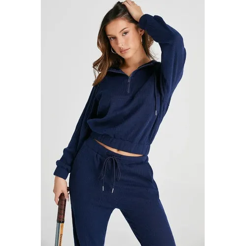 'Alina' Half Zip Hoodie and Joggers Activewear Set