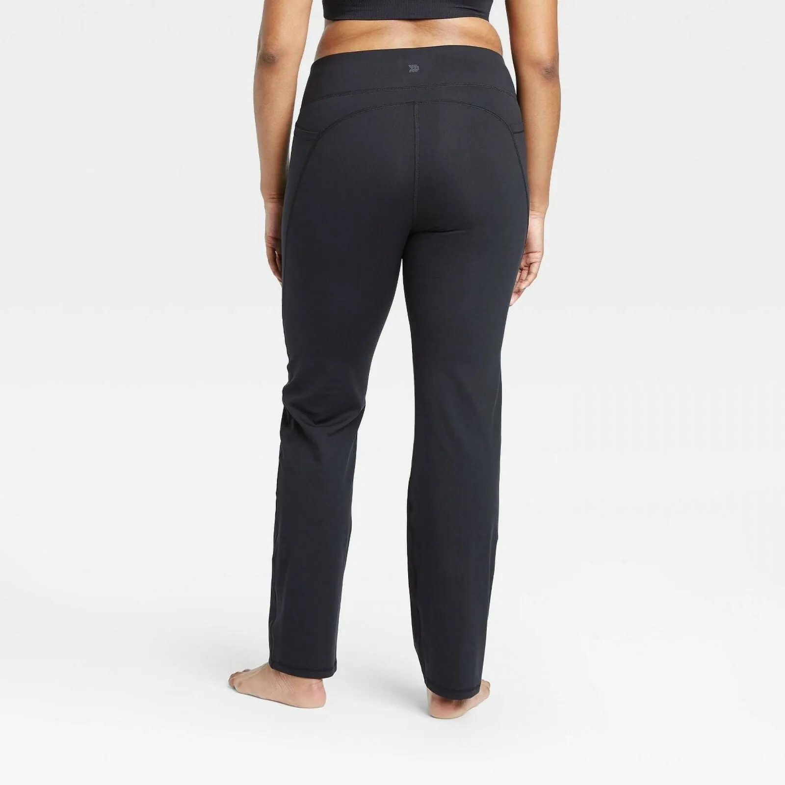 All In Motion Women's Contour Power Waist Mid-Rise Straight Leg Pants