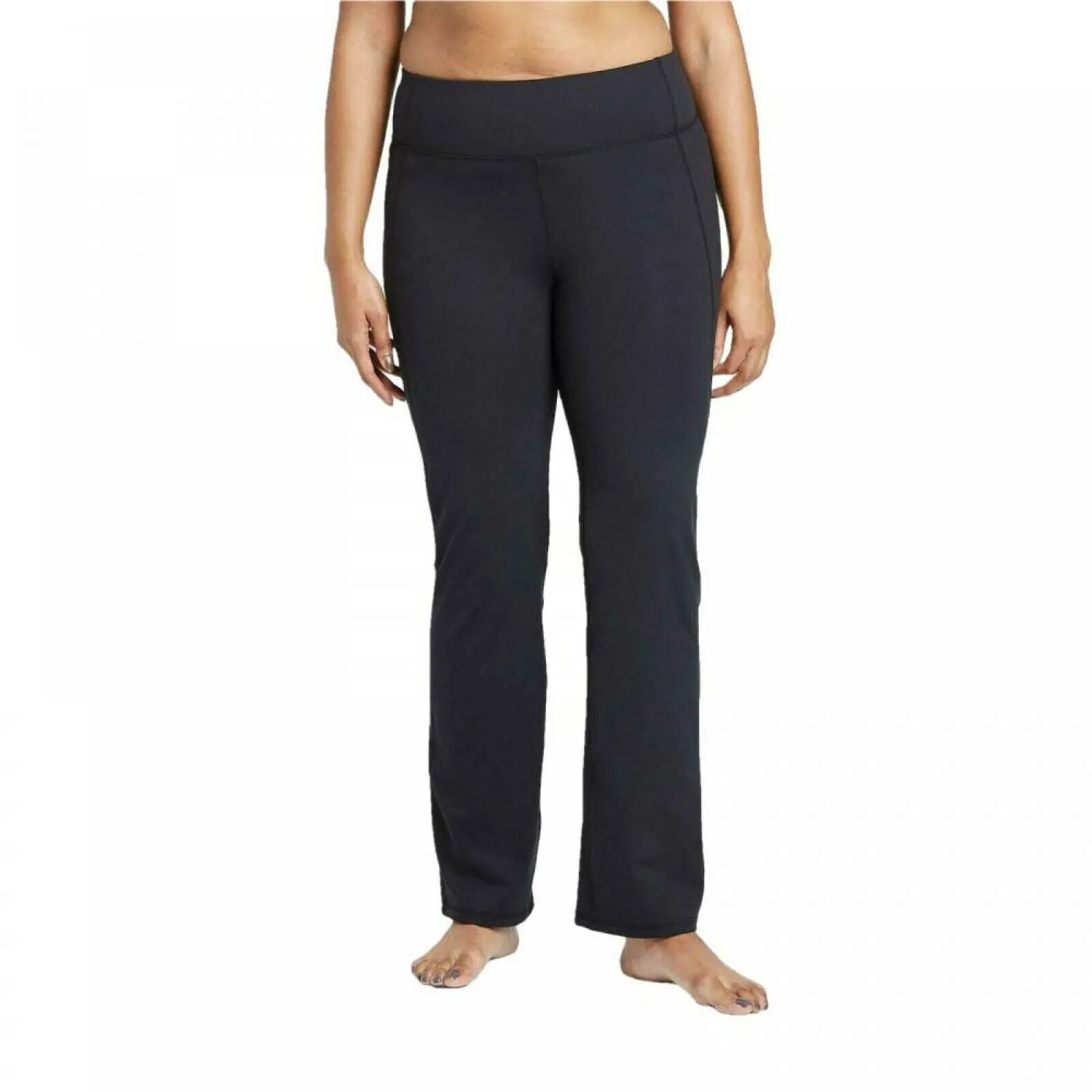 All In Motion Women's Contour Power Waist Mid-Rise Straight Leg Pants