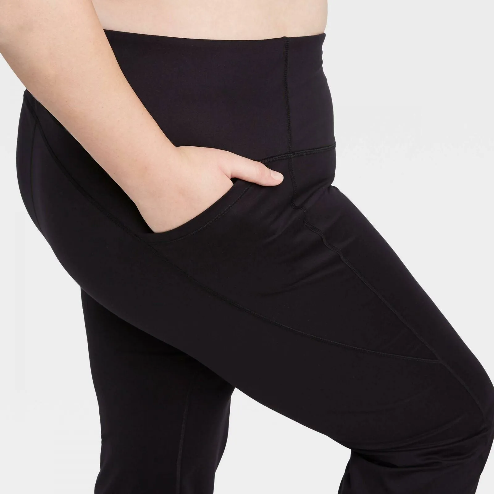 All In Motion Women's Plus Size Contour Power Waist Straight Leg Pants