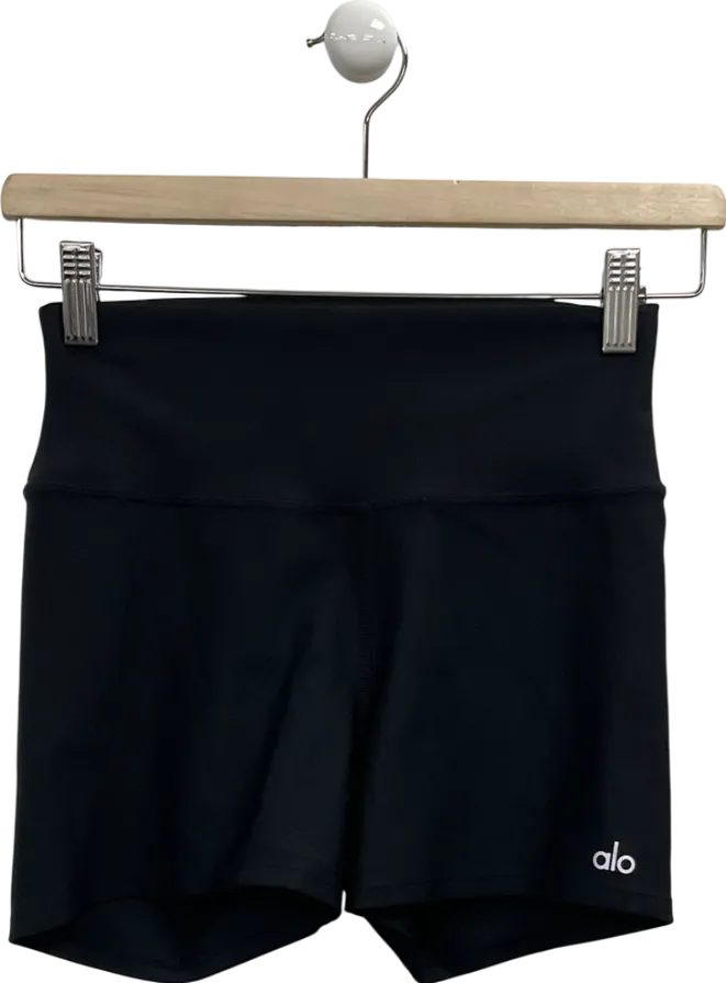 alo yoga Black Alosoft Aura Shorts UK M