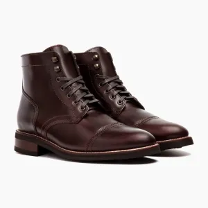 Ankle Leather Boots for Men, Handcrafted Brown Leather Footwear
