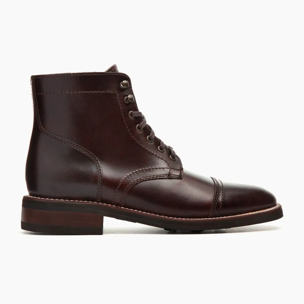 Ankle Leather Boots for Men, Handcrafted Brown Leather Footwear