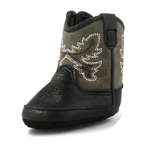 Ariat Lil' Stompers Everlite Infant Boots- Black with Grey Top