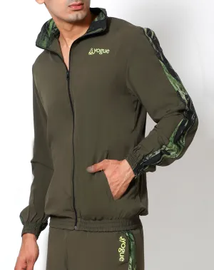 Army Green Athlete Jacket