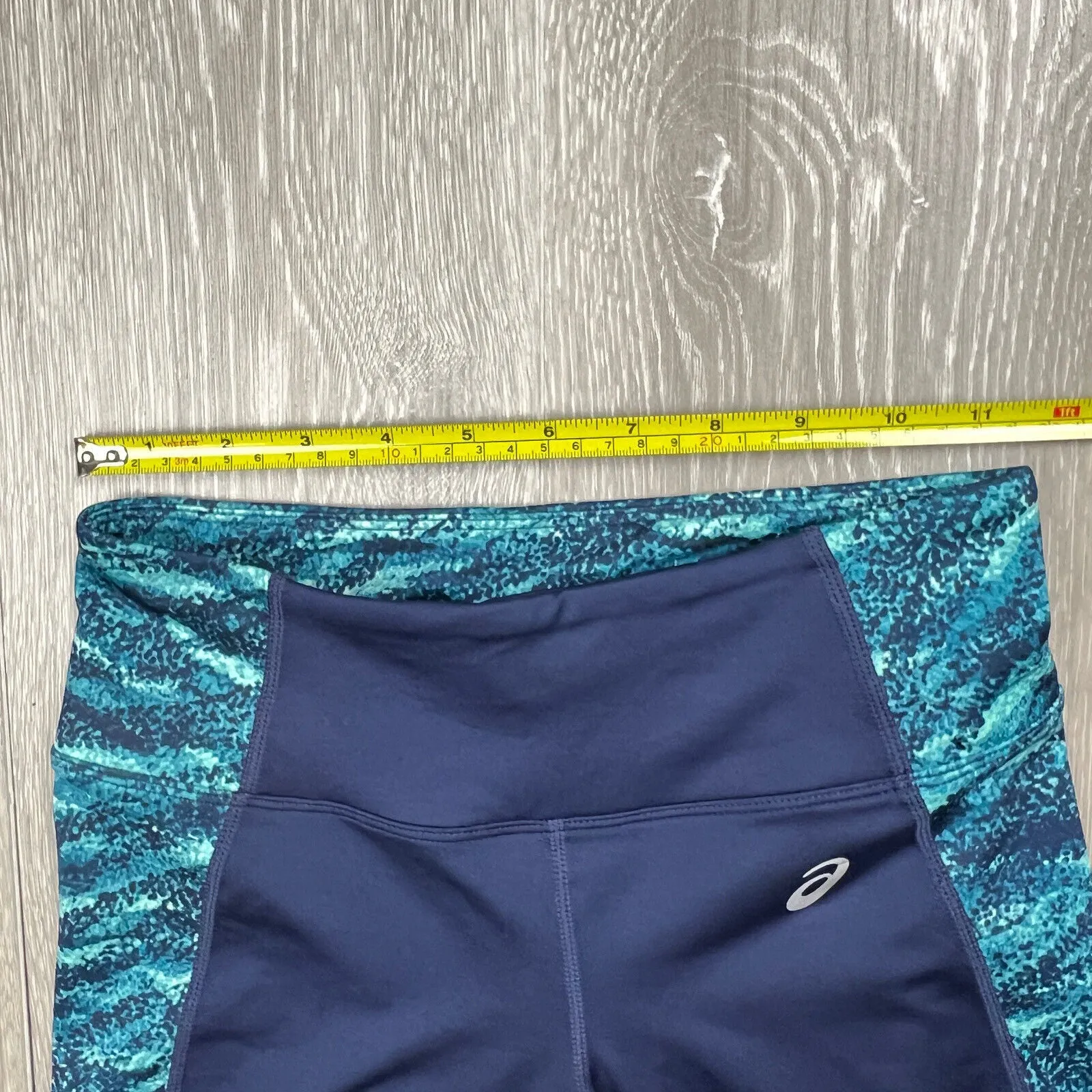 ASICS Women’s Blue Green Activewear Top And Bottom Set Size S/XS