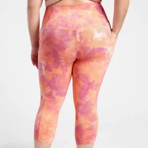 ATHLETA Salutation Stash Pocket II Textured Capri 🔥 NEW 🔥 HOT ITEM 🔥