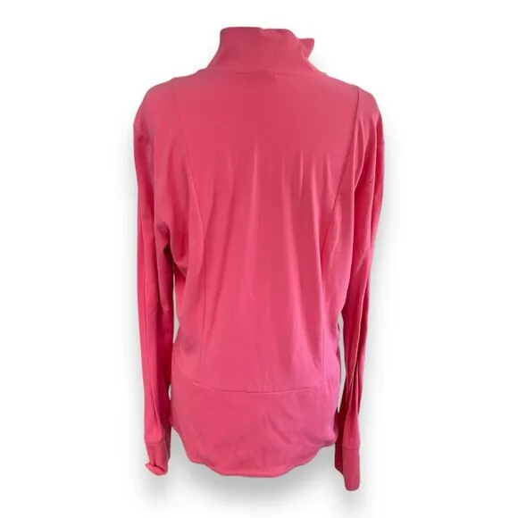 Athleta Shanti Jacket Powervita Coral Petal Size Large