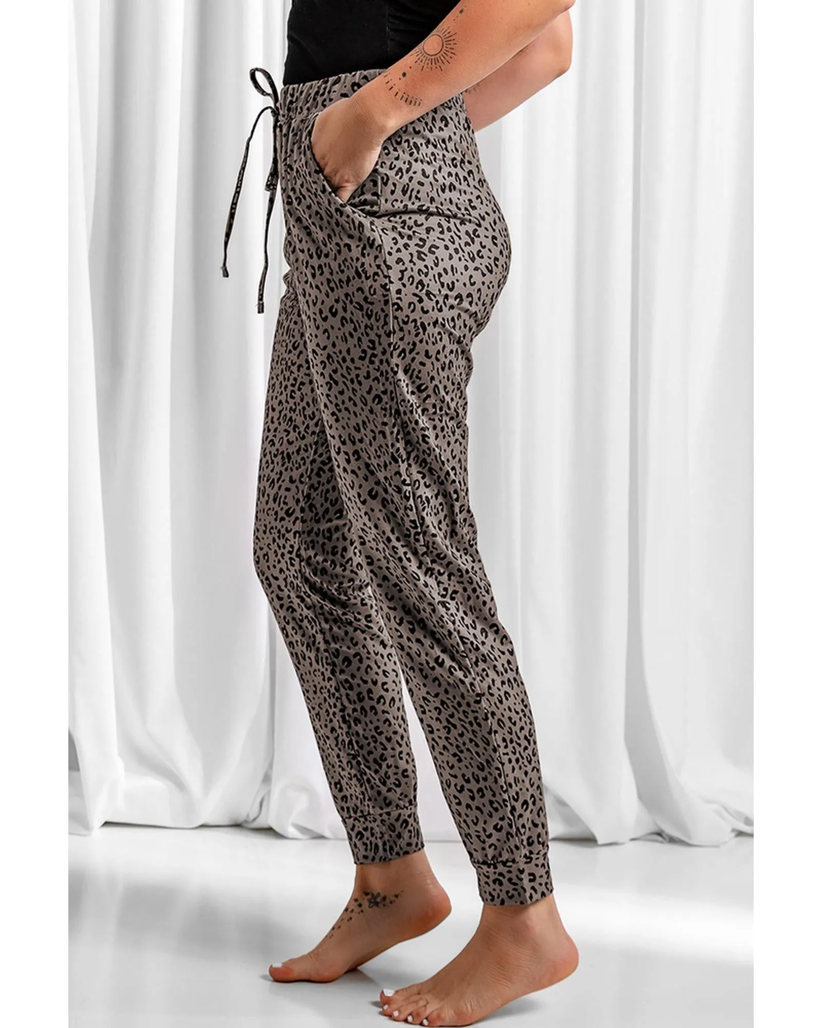 Azura Exchange Leopard Print Joggers - XL