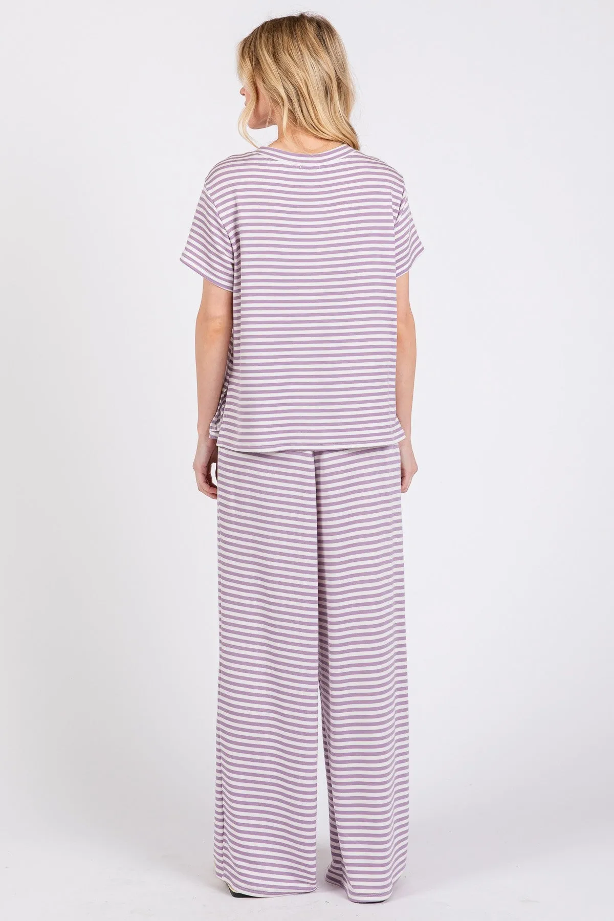Baby Terry Striped 2 piece Set