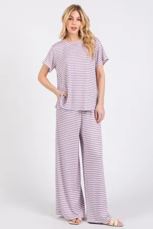 Baby Terry Striped 2 piece Set