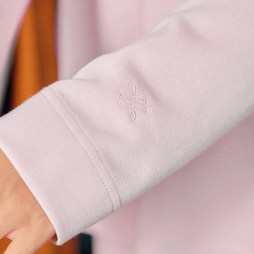 Back Pleated Sweatshirt - Mauve