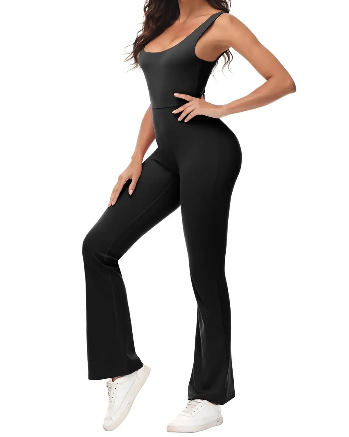 Backless Yoga Romper Scrunch Butt
