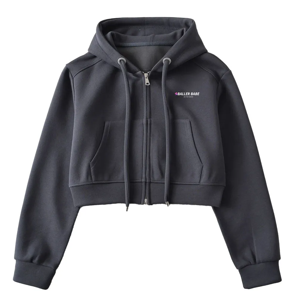 Baller Babe Hoodie Zip Jumper