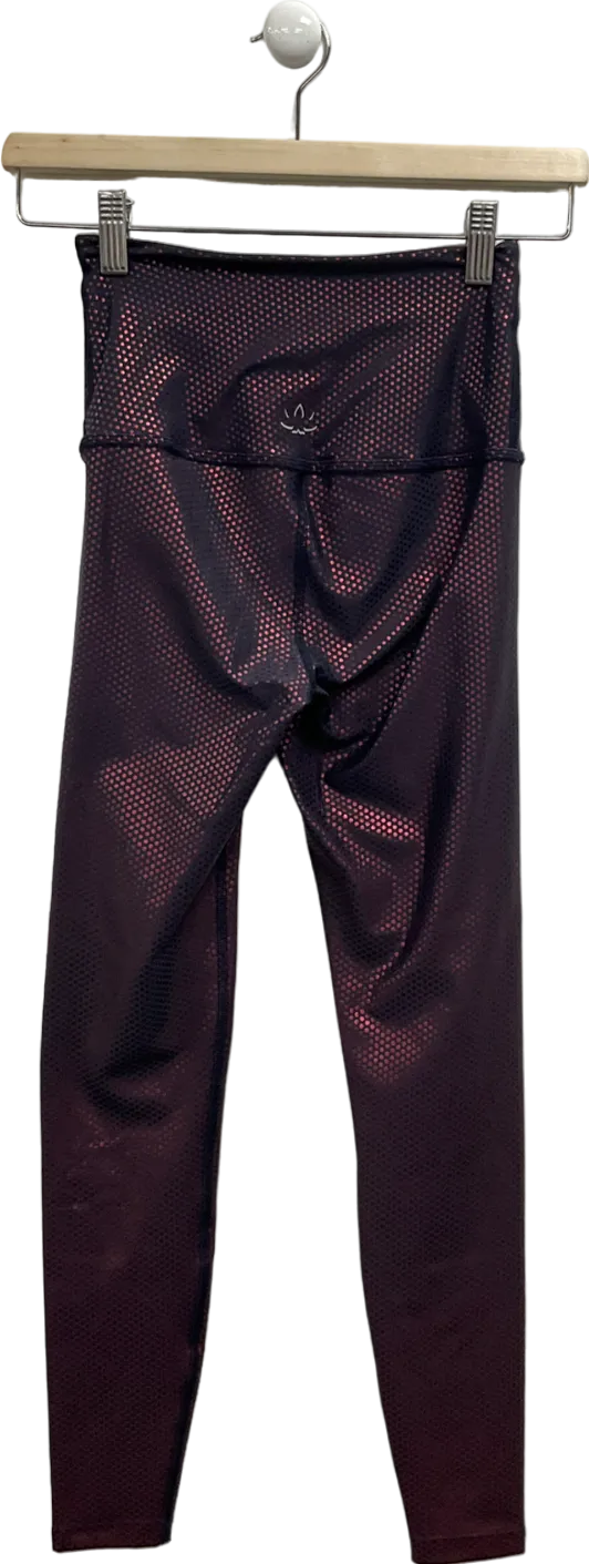 Beyond Yoga Blue Foil Spotted High Waist Legging UK XS