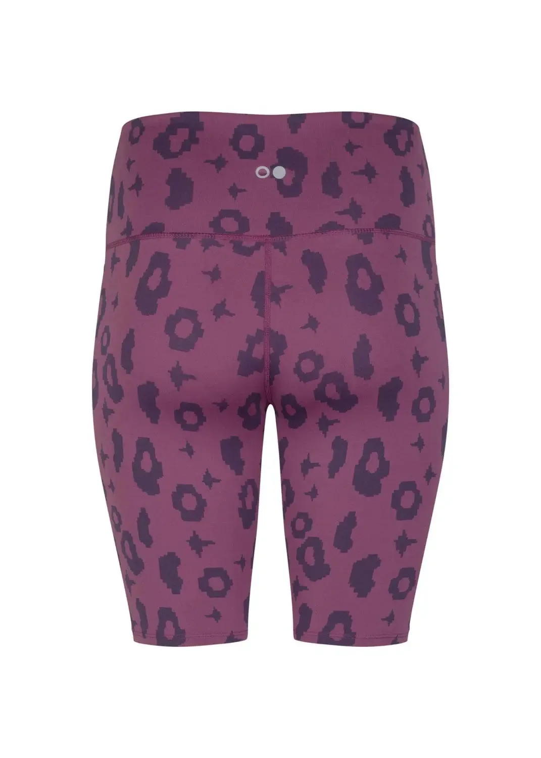 Bike Shorts in Lila Leopard
