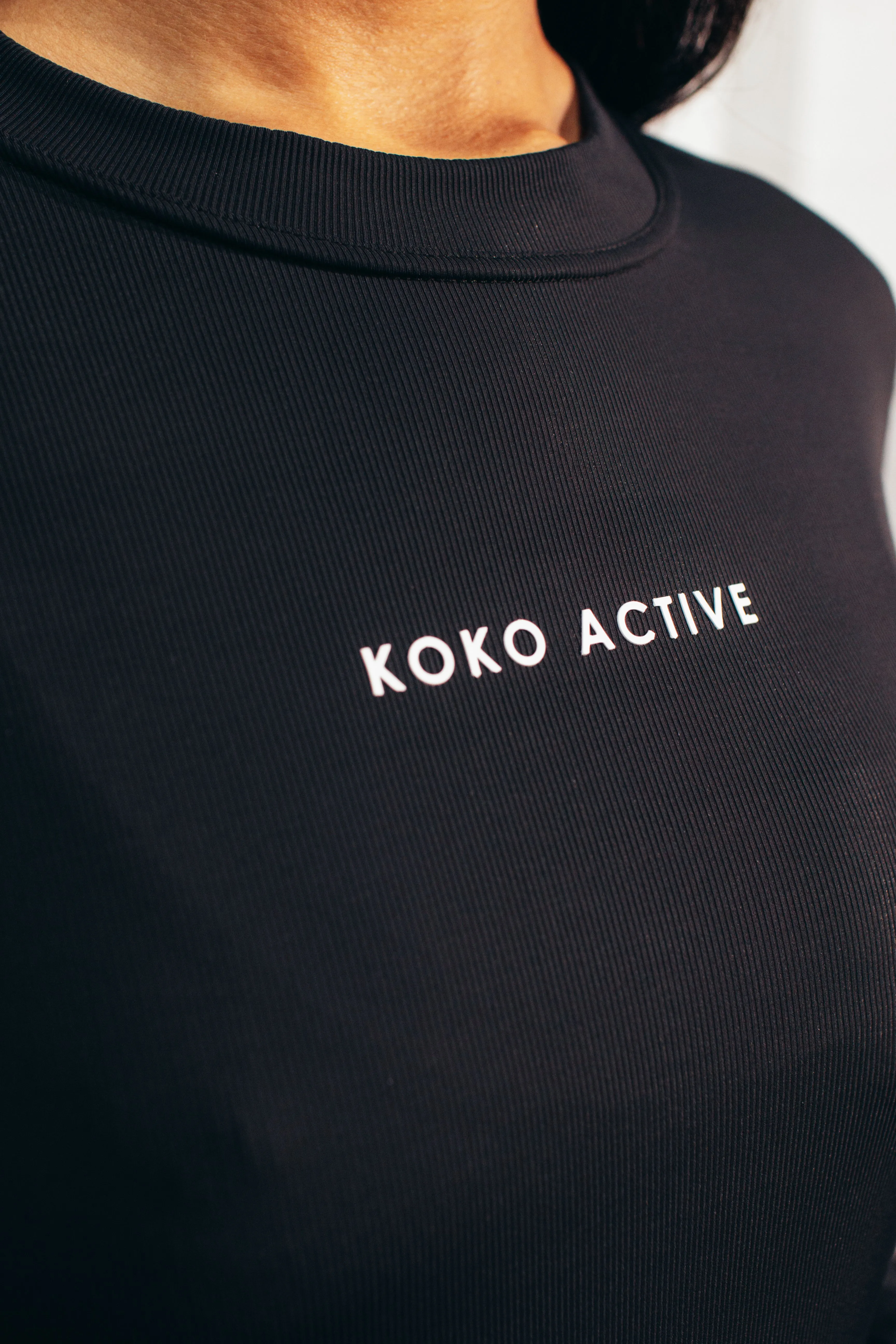 Black active long sleeve