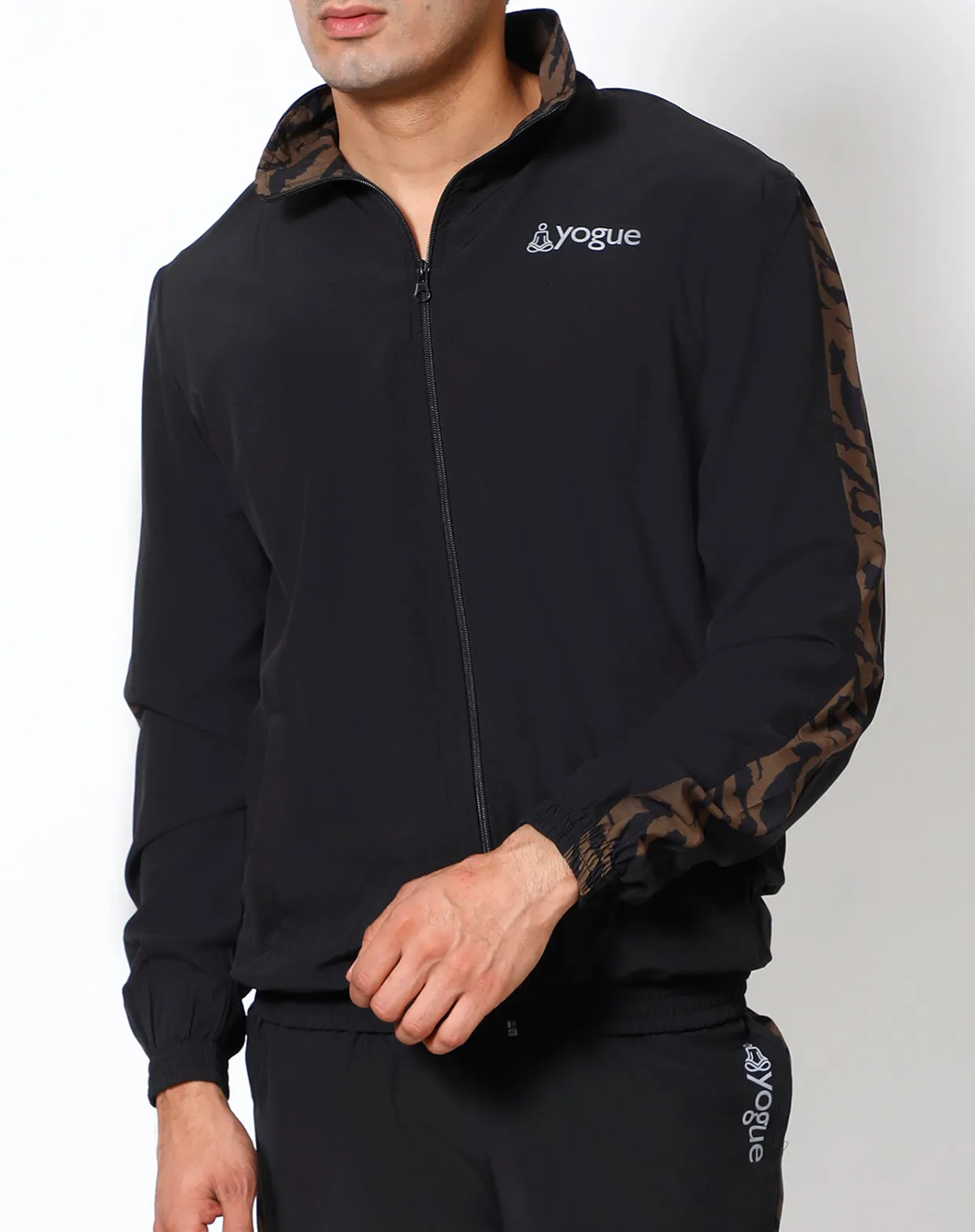Black & Brown Athlete Jacket