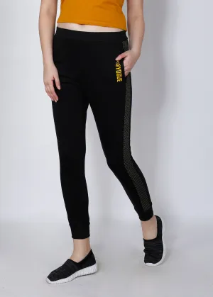 Black & Yellow Multidots Joggers