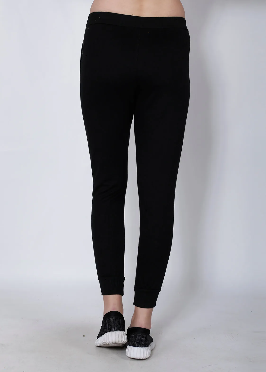 Black & Yellow Multidots Joggers