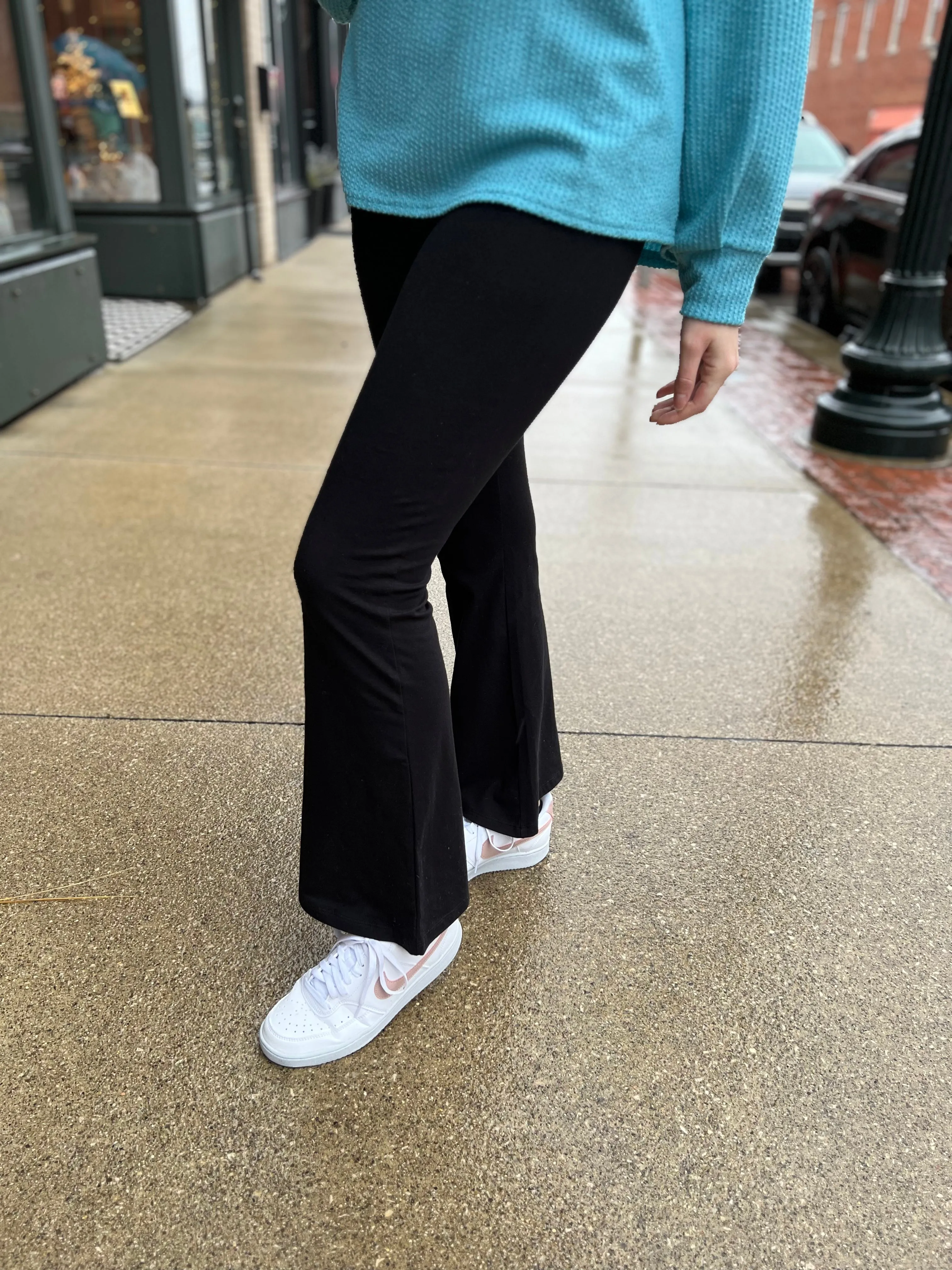 Black Flare Leggings