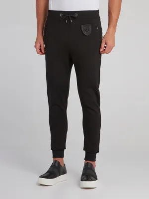 Black Monogram Jogging Trousers