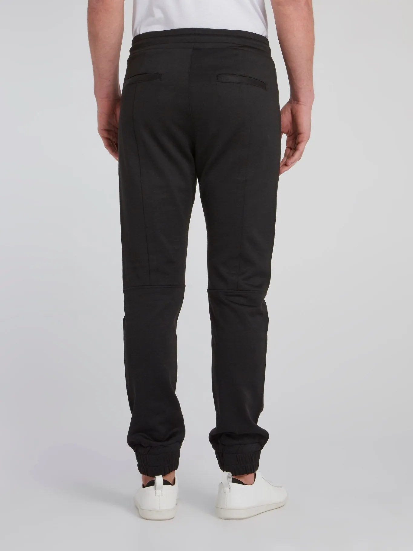 Black Panelled Active Pants
