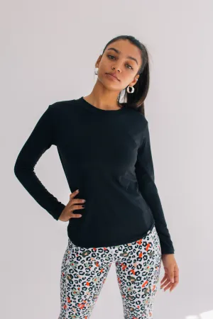 Black Running Top