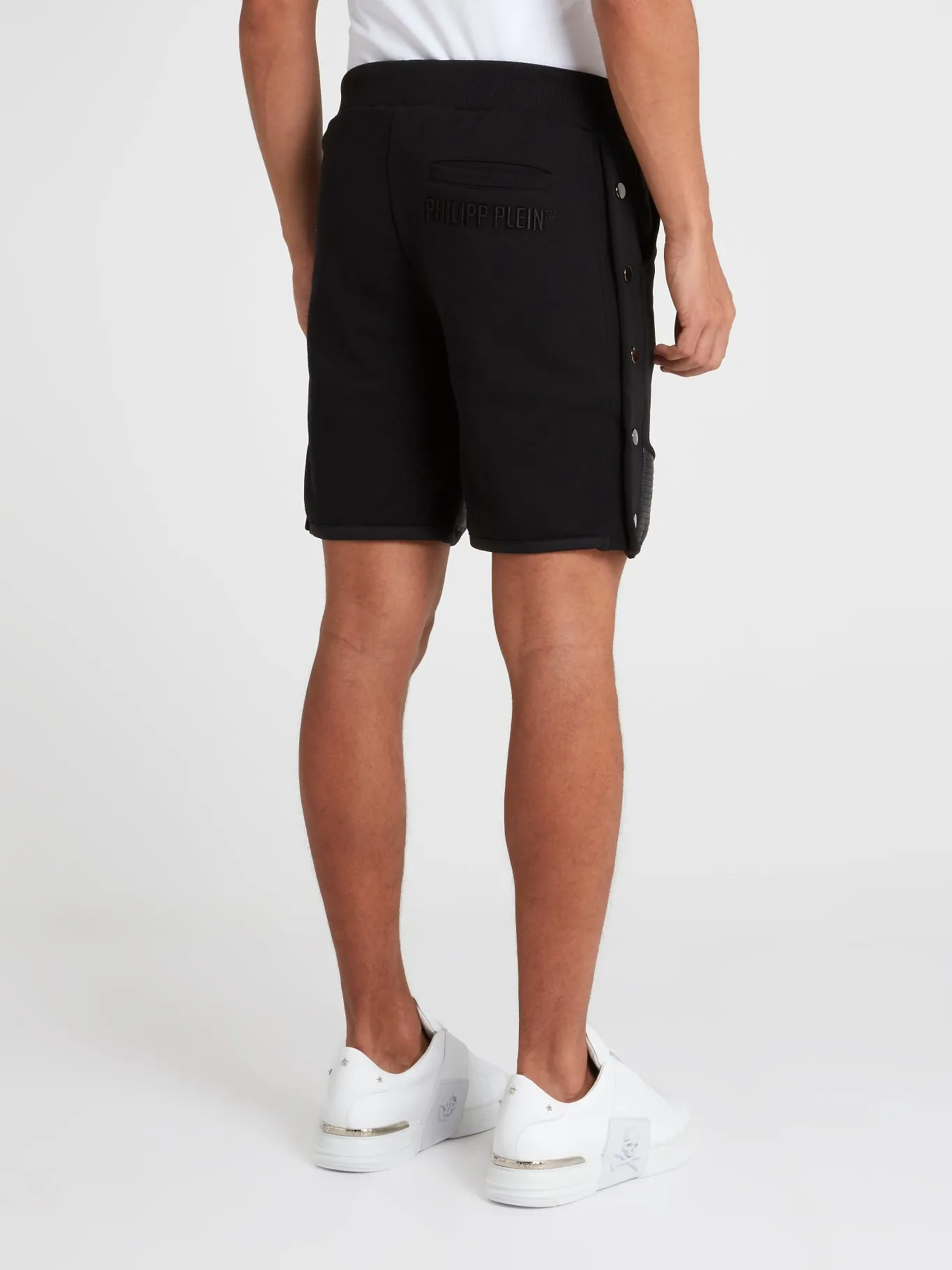 Black Tear Away Track Shorts