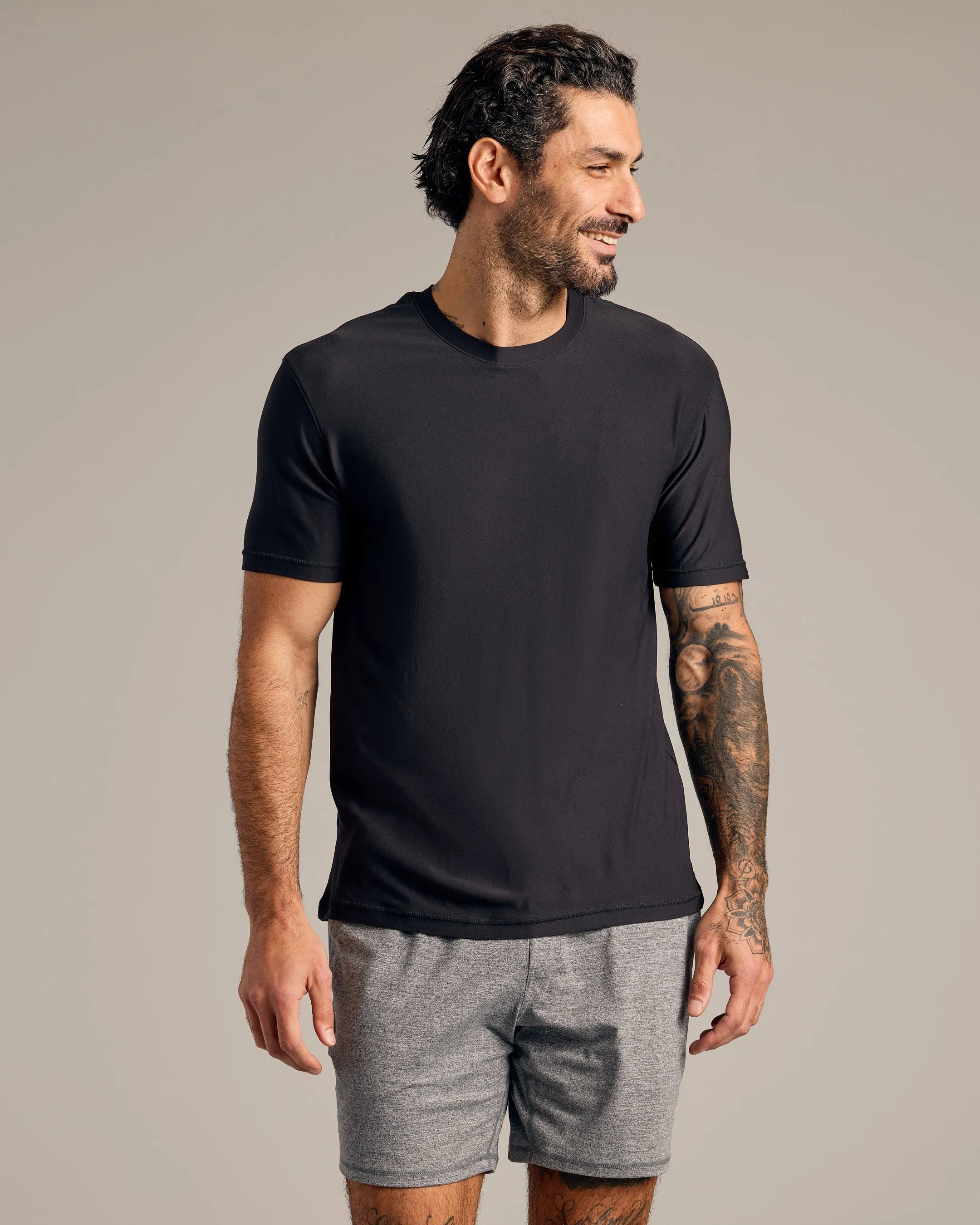 Black Voyager Active Training Top and Bottom 3-Pack